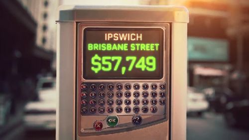 Brisbane Street netted Ipswich City Council the most revenue from parking fines. (9NEWS)