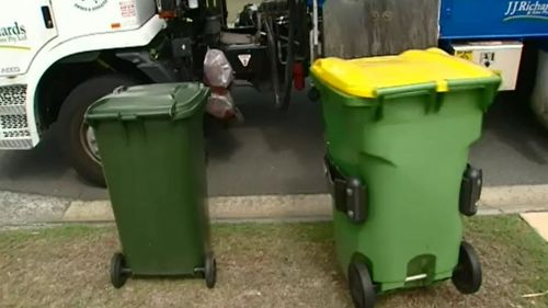 Ipswich residents may have their yellow recycling bin removed if they repeatedly contaminate it with rubbish. (9NEWS)