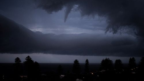 Fast moving storms brought lightning and strong gusts to much of Sydney and the Illawarra in that late afternoon  yesterday.