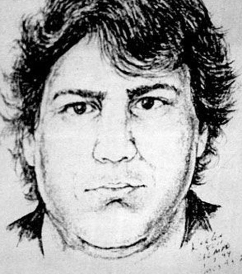 A 1993 sketch of the suspect in Angie Housman's murder.