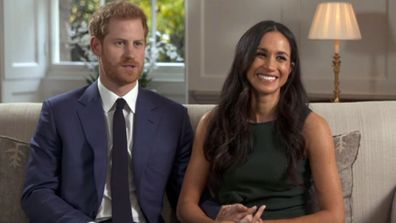 BBC video screen grab from the BBC pooled interview by Prince Harry and Meghan Markle after the announcement of their engagement.. Issue date: Monday November 27, 2017.