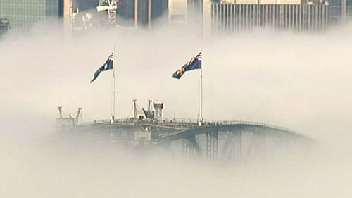 Ferry commuters faced a tough time getting to work this morning. (9NEWS)