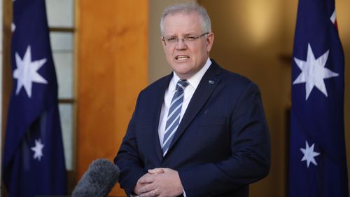 Scott Morrison addresses the issue of COVID-19 in aged care facilities.