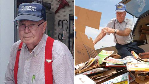 Elderly US man raises more than $500k selling recyclables to help local children's home