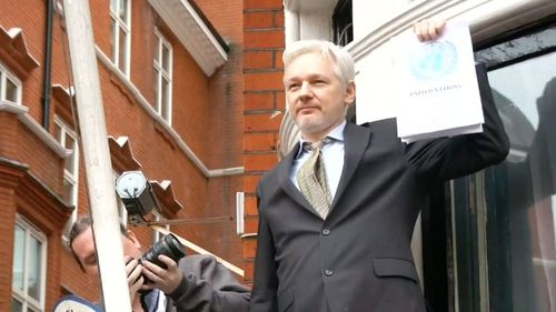 Assange remains holed up in the Ecuadorian Embassy in London as a political asylum seeker.
