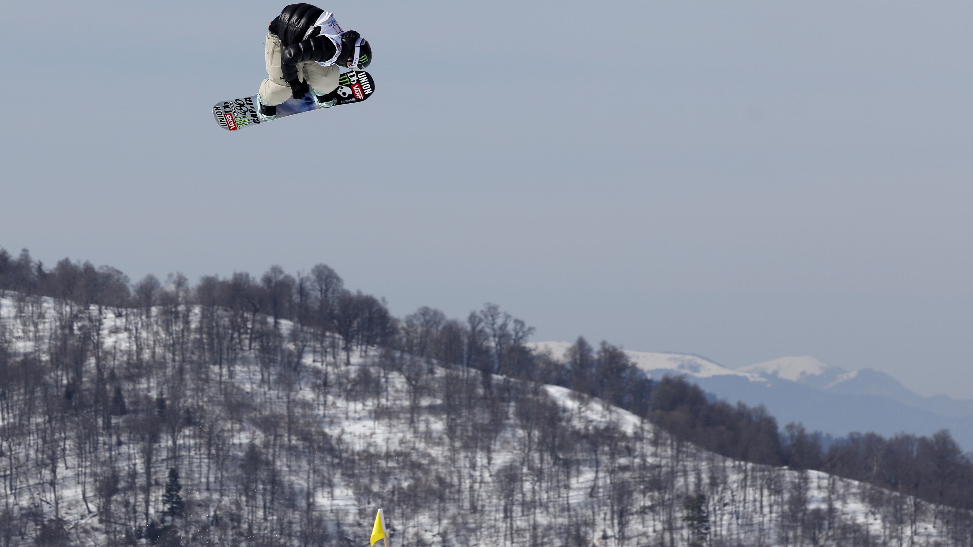 Mia Brookes wins the gold medal during the FIS Snowboard World Championships slopestyle event.
