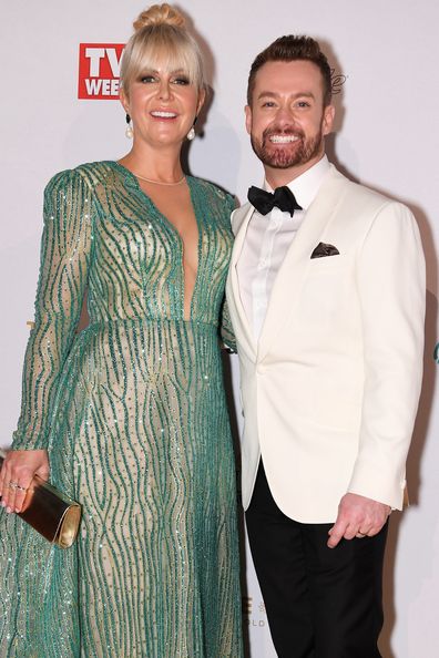 Grant Denyer and wife Cheryl Denyer arrive at the 2019 TV Week Logie Awards at The Star Casino on the Gold Coast