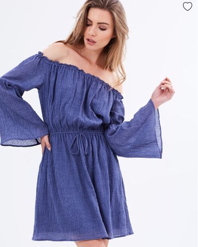 <a href="https://www.witchery.com.au/products/60212750/Lace-Off-Shoulder-Top.html" target="_blank">The Iconic Fleeting Off-The-Shoulder Dress, $54.</a>