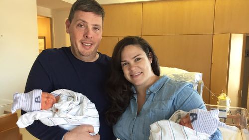 Twin born second technically 'older' due to daylight savings change