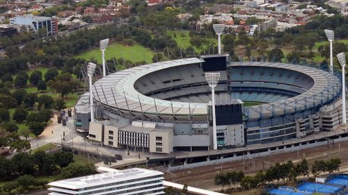 The proposed base would be in Yarra Park, right next to the 'G. Picture: AAP
