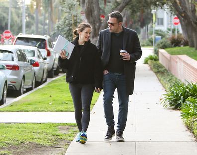 Exes Jennifer Garner and Ben Affleck in February 2019, in Los Angeles.
