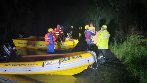 Firefighters helped to medically evacuate a two-year-old boy in Macksville.