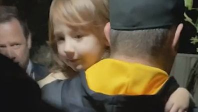 WA Police released 12 seconds of body camera footage showing the moment little Cleo was carried out of the home where she was found.