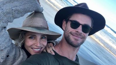 Chris Hemsworth, Elsa Pataky, Instagram, selfie