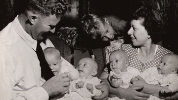 Betty Sara first hit international headlines when she became the first Australian woman to successfully gave birth to quadruplets.