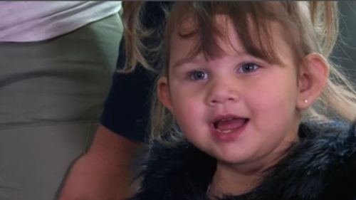 Now aged three, the bioprinter is giving kidney disease sufferers like Aubree new hope for the future. (9NEWS)