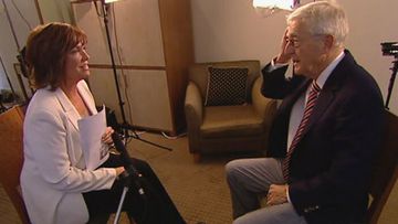 Former A Current Affair host Tracy Grimshaw interviewed Sir Michael Parkinson in 2009 when he visited Australia.