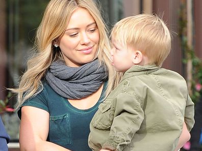 Hilary Duff with son Luca 