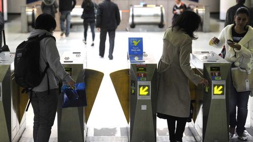 Myki cards are used to touch-on and touch-off on public transport in Victoria.