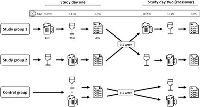 The study's crossover design