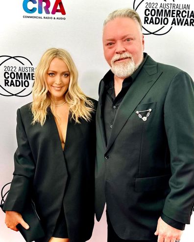 Kyle Sandilands and Jackie O at the 2022 Australian Commercial Radio Awards.