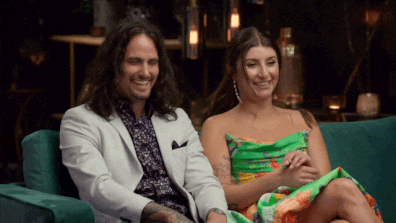MAFS 2023 GIF Claire and Jesse Reunion