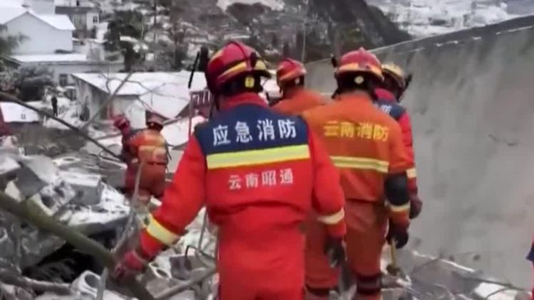 China landslide update: Landslide in mountainous south