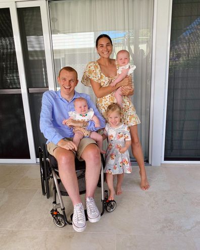 Alex McKinnon and wife Teigan.