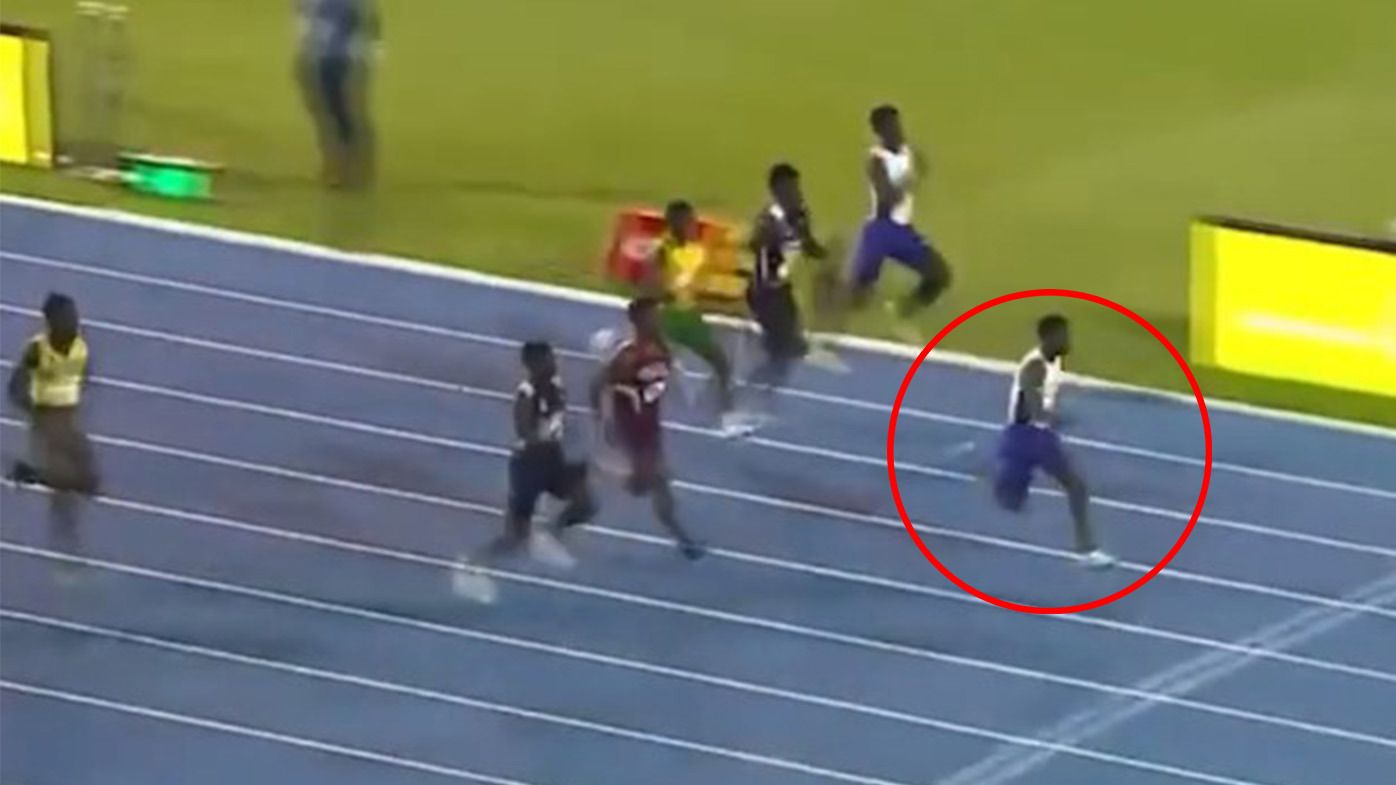 Teen Jamaican sprint sensation does what Usain Bolt never did