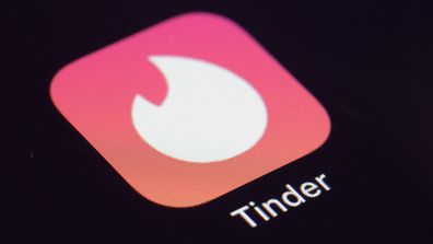 The icon for the Tinder dating app.