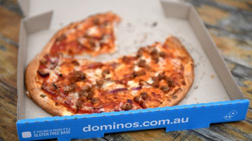 Domino's Pizza was ranked the lowest among Australian fast food giants for its action towards reducing obesity. Picture: AAP. 