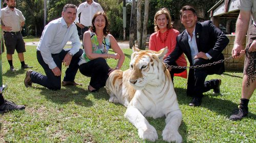 Queensland Premier Annastacia Palaszczuk visiting Sita in February 2016. (AAP)