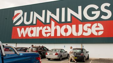 Exterior of a Bunnings Warehouse store in Australia