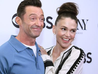 Hugh Jackman and Sutton Foster