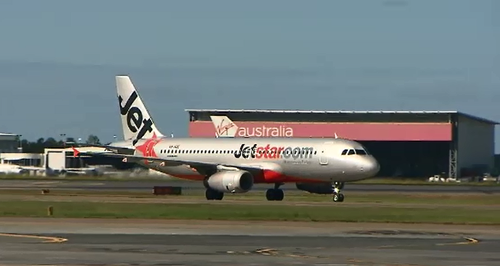 Codey Dodgson allegedly threatened there was a bomb on a Jetstar flight bound for Melbourne. 