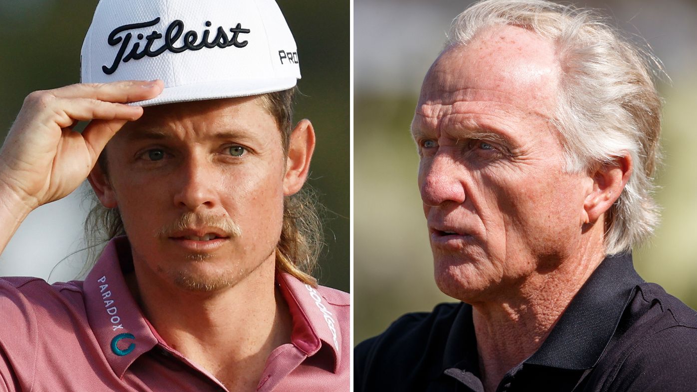 Cameron Smith (left) said he has no intention of joining the Greg Norman-backed Super Golf League.