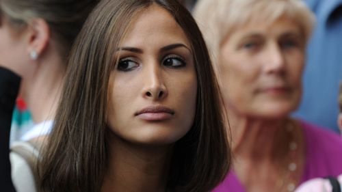 Rachelle Louise leaving court in February this year after her boyfriend was sentenced. (AAP)