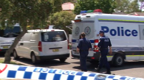 Police are investigating after the woman's body was found in her Toongabbie home this morning. (9NEWS)