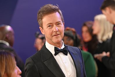 Edward Norton attends the "Glass Onion: A Knives Out Mystery" European Premiere and Closing Night Gala during the 66th BFI London Film Festival at The Royal Festival Hall on October 16, 2022 in London, England. 