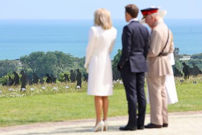 Brigitte Macron, President of France, Emmanuel Macron, King Charles III and Queen Camilla 