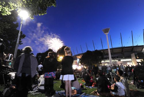 Melbourne's skies should be mostly clear for the countdown. (AAP)