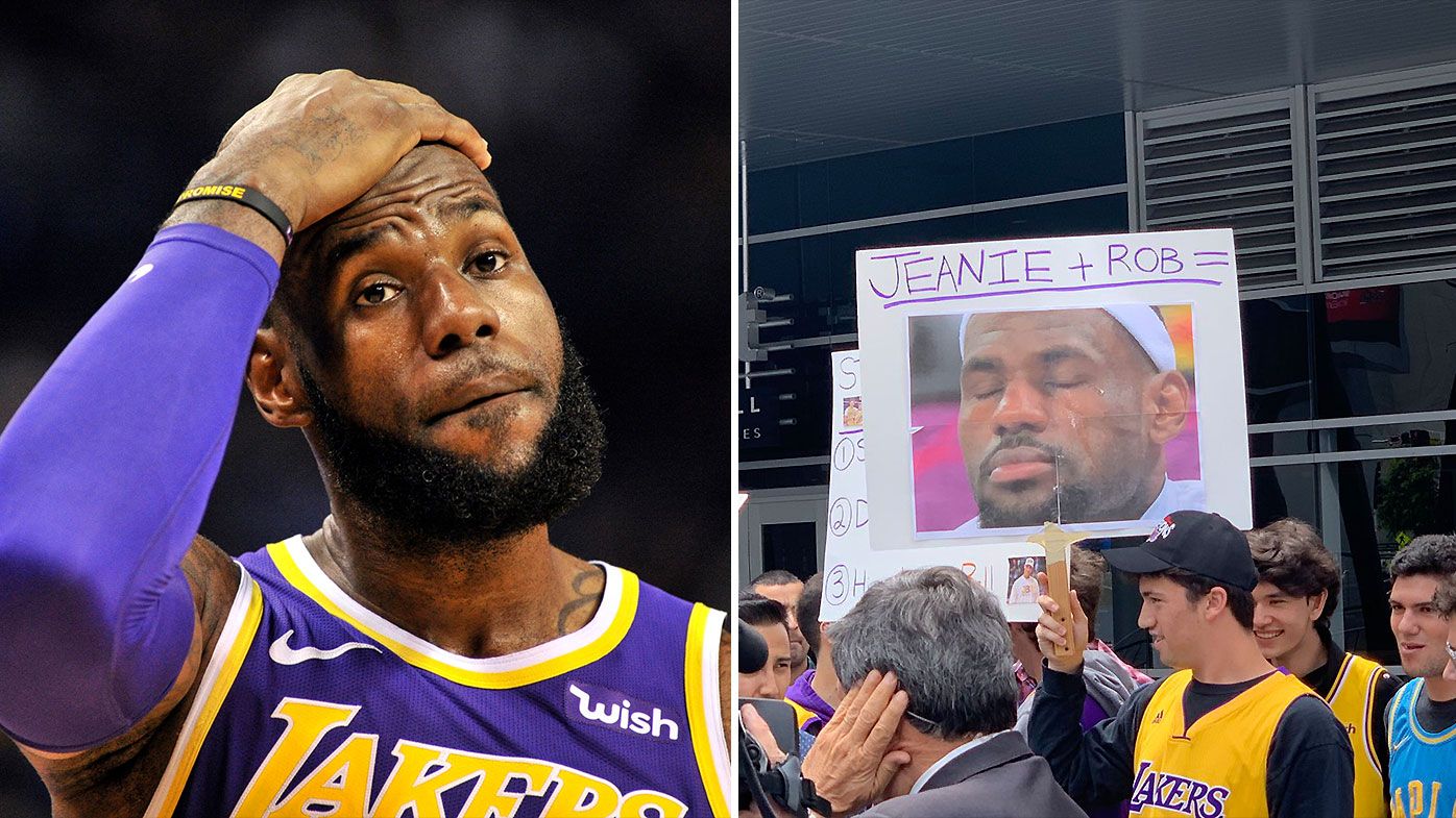 NBA: Los Angeles Lakers fans stage 'saddest protest of all time' after  failed coaching hire