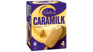 New Cadbury and Peters Caramilk, Caramello and Dairy milk ice cream tubs