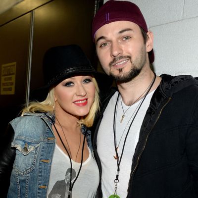 <p>Christina Aguilera, 34, and Matt Rutler, 30</p>