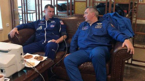 The astronauts in recovery, both are said to be in good condition back in Star City, Russia's space training centre outside Moscow.