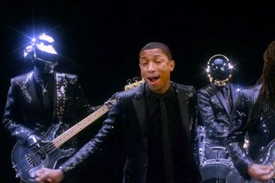 Daft Punk featuring Pharrell Williams<br/><br/><iframe src="https://embed.spotify.com/?uri=spotify:track:2Foc5Q5nqNiosCNqttzHof" width="250" height="80" frameborder="0" allowtransparency="true"></iframe>