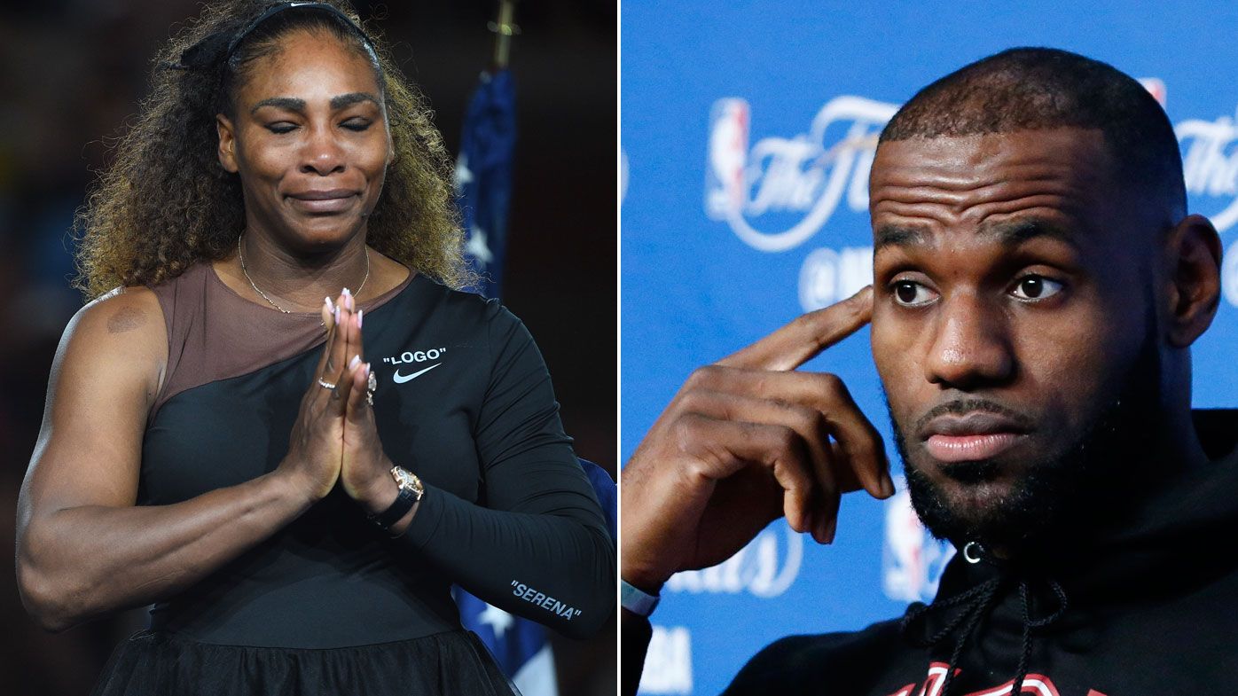 LeBron James weighs in on Serena Williams' US Open meltdown