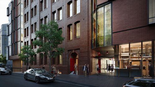 A proposed design for a hotel development at Randle Street, Surry Hills.