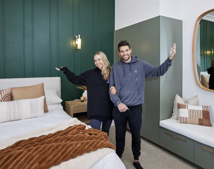 The Block 2022 Bedroom Reveal: Rachel and Ryan's Guest Bedroom Week 2