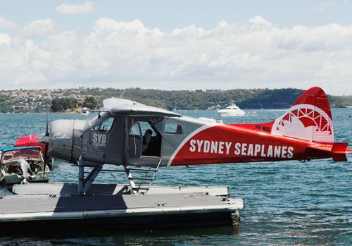 The Sydney Seaplanes aircraft plunged into Jerusalem Bay, north of Sydney. 